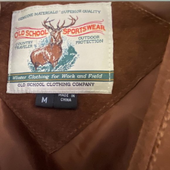 Medium Leather Vest - by Old School Clothing Company - Picture 6 of 7